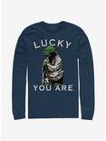 Star Wars Lucky Yoda Long-Sleeve T-Shirt, NAVY, hi-res