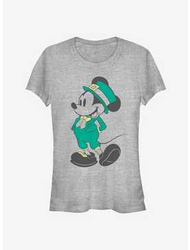 Disney Mickey Mouse Leprechaun Mickey Girls T-Shirt, ATH HTR, hi-res