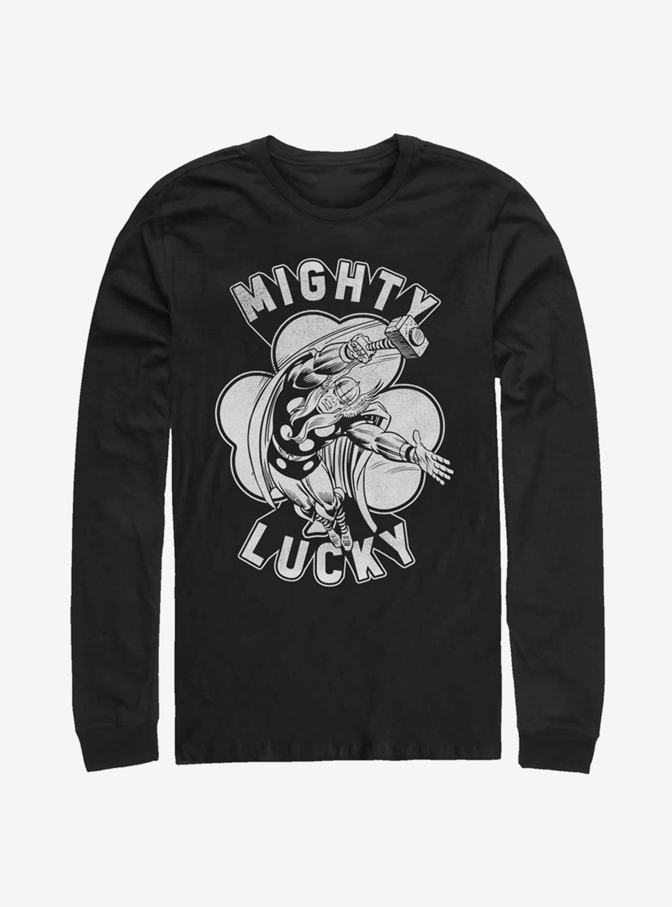 Marvel Thor Lucky Thor Long-Sleeve T-Shirt, BLACK, hi-res