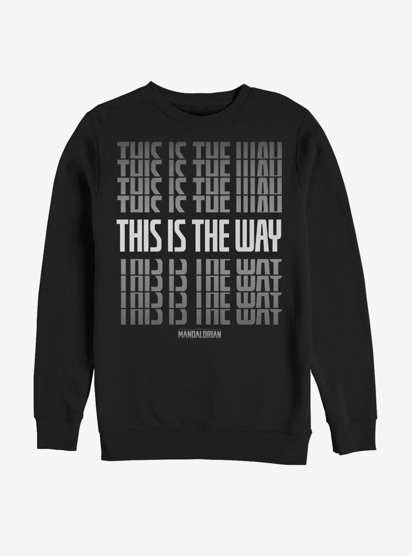 Star Wars The Mandalorian This Is The Way Stack Sweatshirt, , hi-res