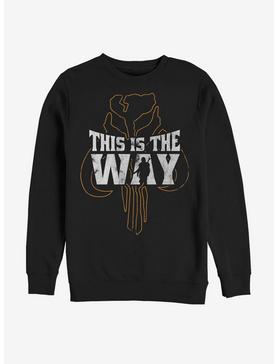 Star Wars The Mandalorian This Is The Way Silhouette Sweatshirt, , hi-res