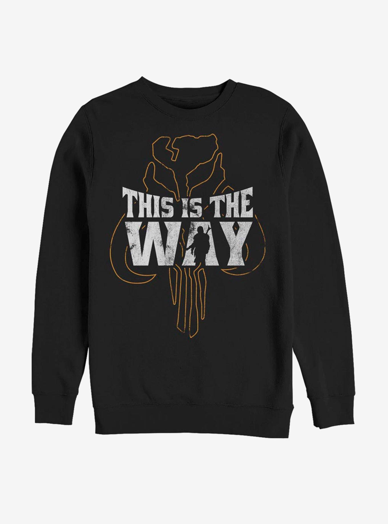 Star Wars The Mandalorian This Is The Way Silhouette Sweatshirt, , hi-res