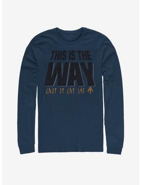 Plus Size Star Wars The Mandalorian This Is The Way Text Climb Long-Sleeve T-Shirt, , hi-res
