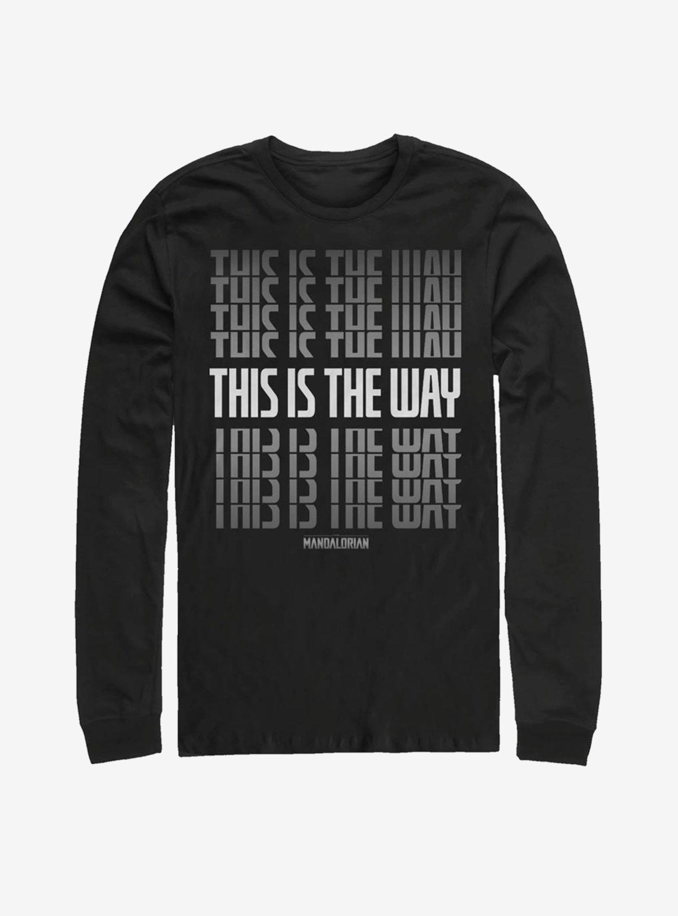 Star Wars The Mandalorian This Is The Way Stack Long-Sleeve T-Shirt, , hi-res