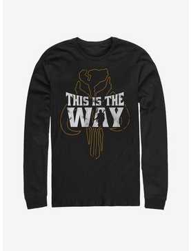 Star Wars The Mandalorian This Is The Way Silhouette Long-Sleeve T-Shirt, , hi-res