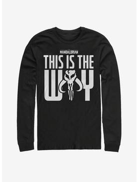 Plus Size Star Wars The Mandalorian This Is The Way Long-Sleeve T-Shirt, , hi-res