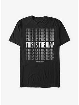 Star Wars The Mandalorian This Is The Way Stack T-Shirt, , hi-res