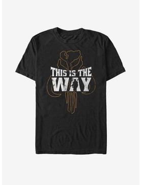 Star Wars The Mandalorian This Is The Way Silhouette T-Shirt, , hi-res