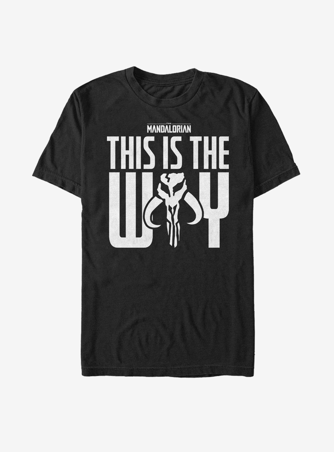 Star Wars The Mandalorian This Is The Way T-Shirt, BLACK, hi-res