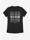 Star Wars The Mandalorian This Is The Way Stack Womens T-Shirt, BLACK, hi-res