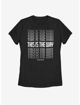 Star Wars The Mandalorian This Is The Way Stack Womens T-Shirt, , hi-res