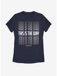 Star Wars The Mandalorian This Is The Way Stack Womens T-Shirt, NAVY, hi-res