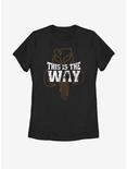 Star Wars The Mandalorian This Is The Way Silhouette Womens T-Shirt, BLACK, hi-res