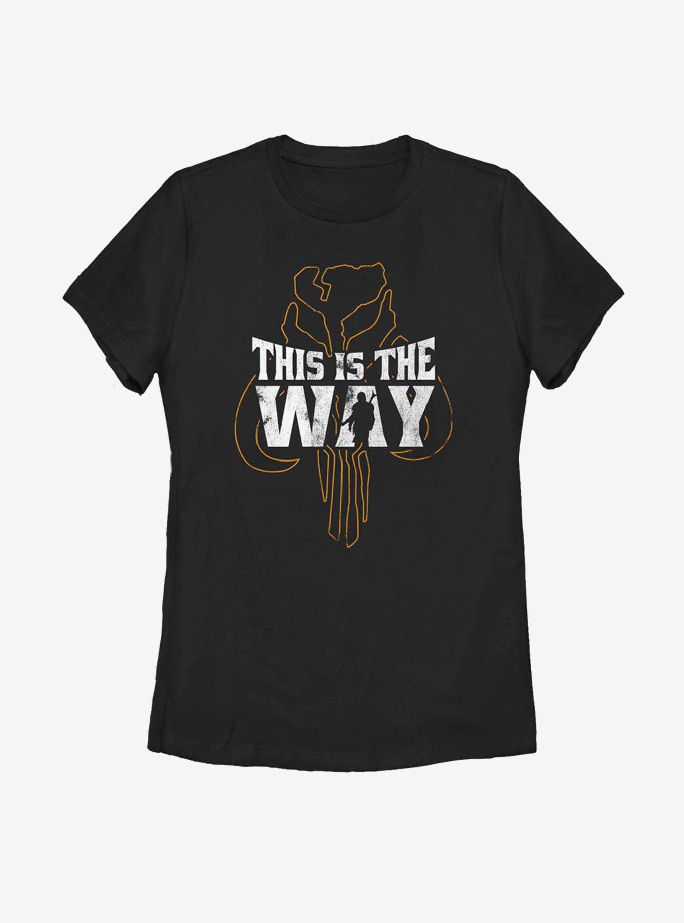 Star Wars The Mandalorian This Is The Way Silhouette Womens T-Shirt, , hi-res
