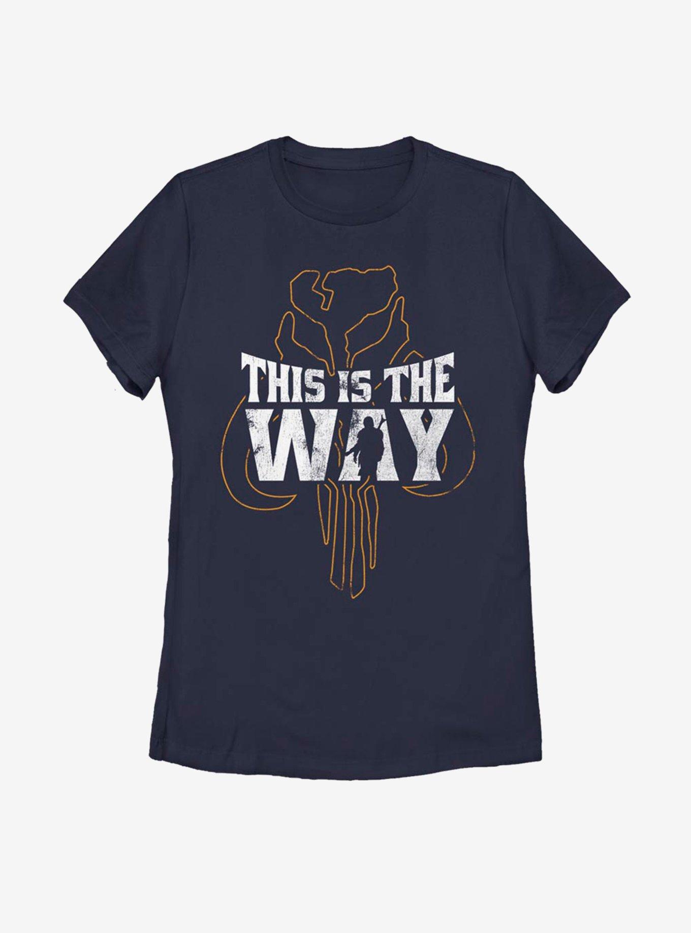 Star Wars The Mandalorian This Is The Way Silhouette Womens T-Shirt, , hi-res