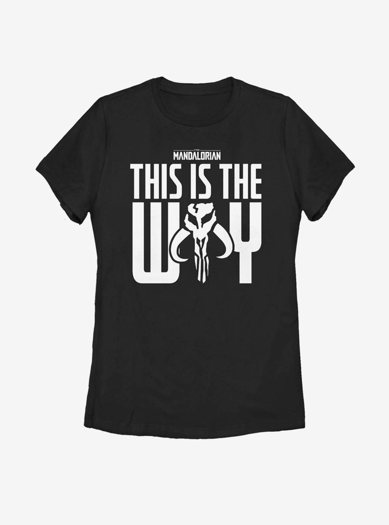 Star Wars The Mandalorian This Is The Way Womens T-Shirt, BLACK, hi-res