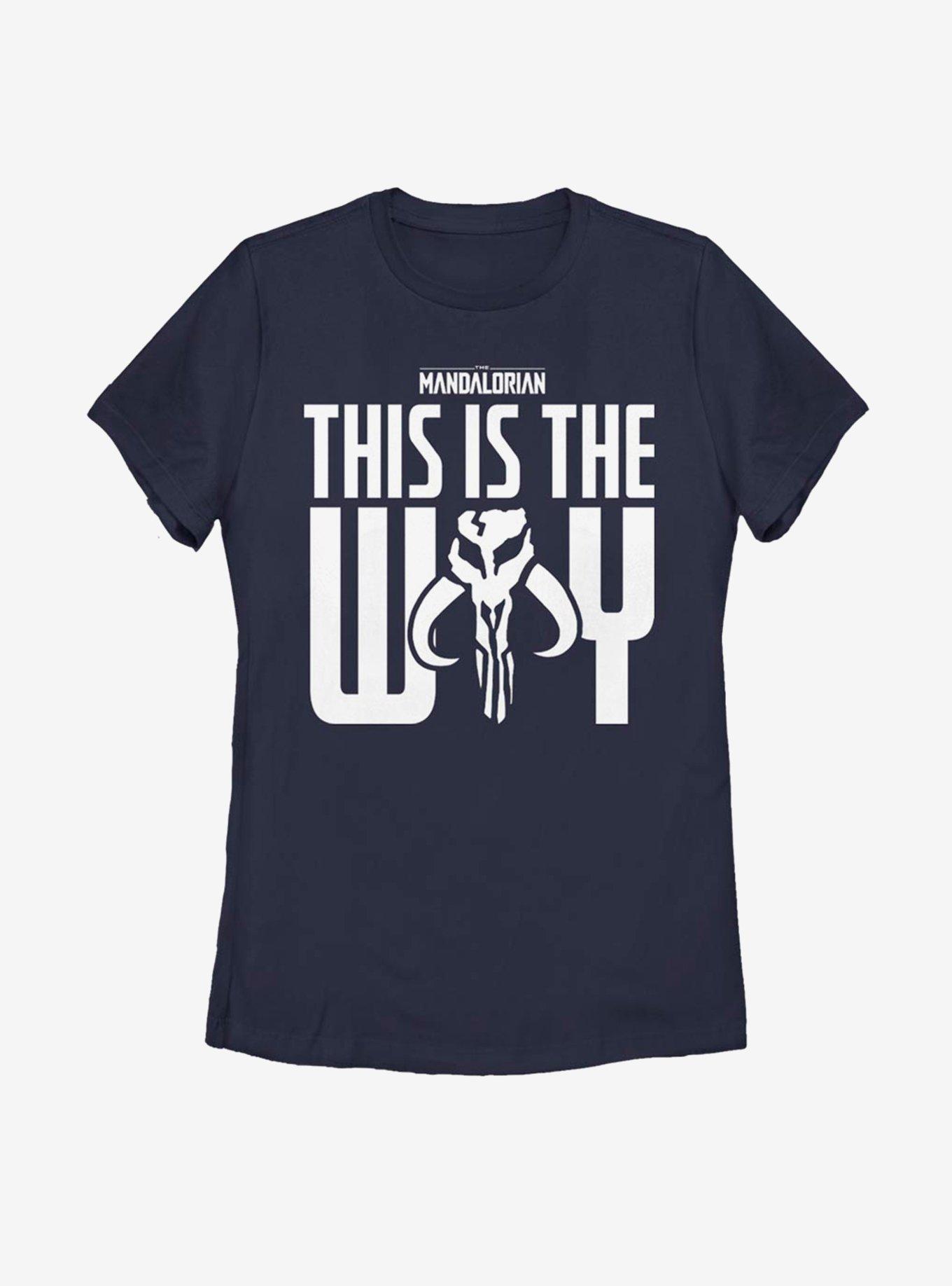 Star Wars The Mandalorian This Is The Way Womens T-Shirt, NAVY, hi-res