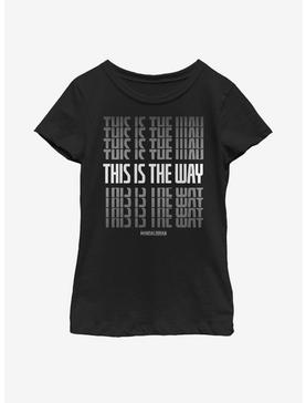 Star Wars The Mandalorian This Is The Way Stack Youth Girls T-Shirt, , hi-res