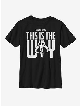 Star Wars The Mandalorian This Is The Way Youth T-Shirt, , hi-res