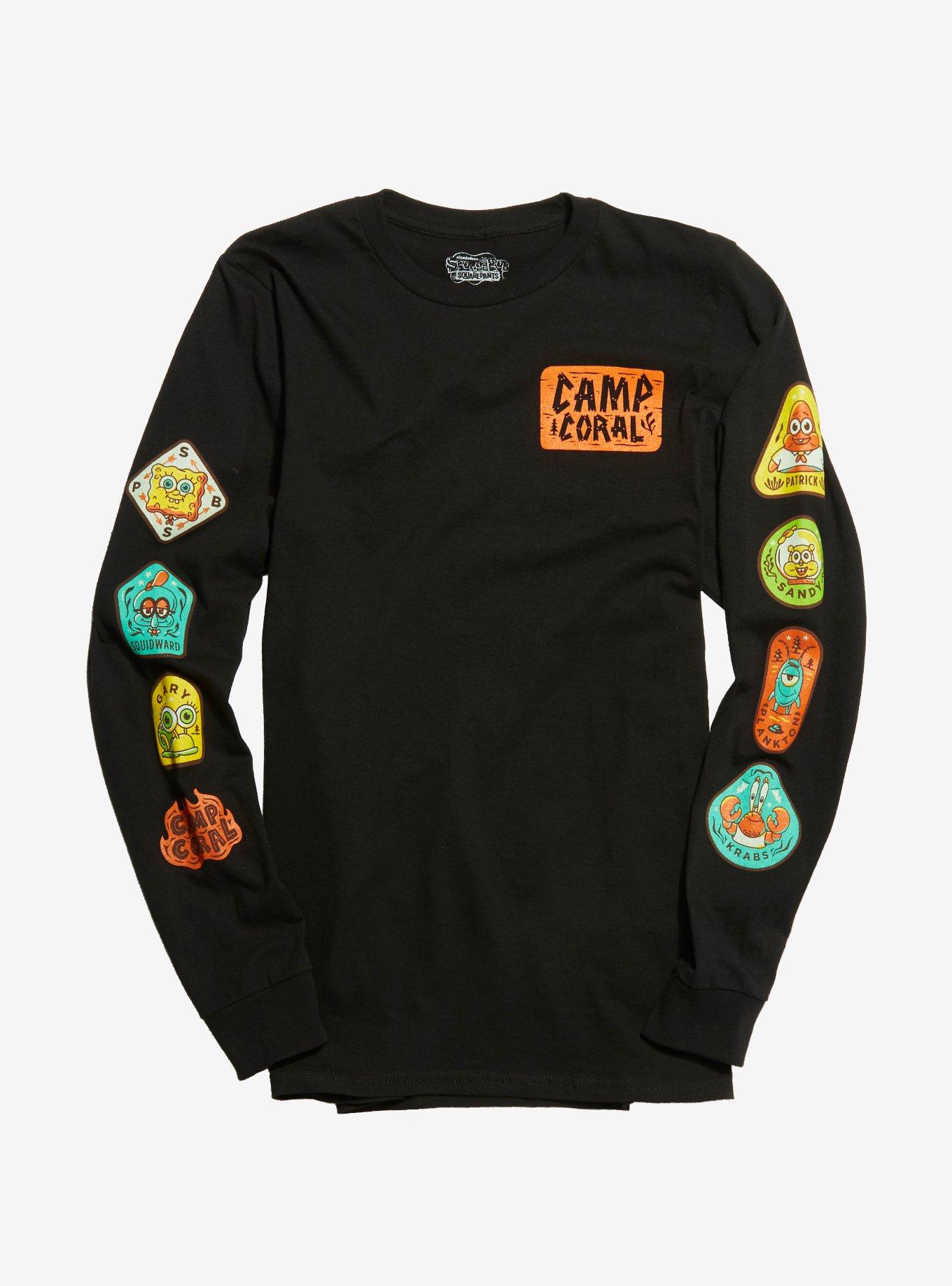 SpongeBob SquarePants The SpongeBob Movie: Sponge On The Run Camp Coral Girls Long-Sleeve T-Shirt, MULTI, hi-res