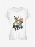 Star Wars Retro Boba Girls T-Shirt, WHITE, hi-res