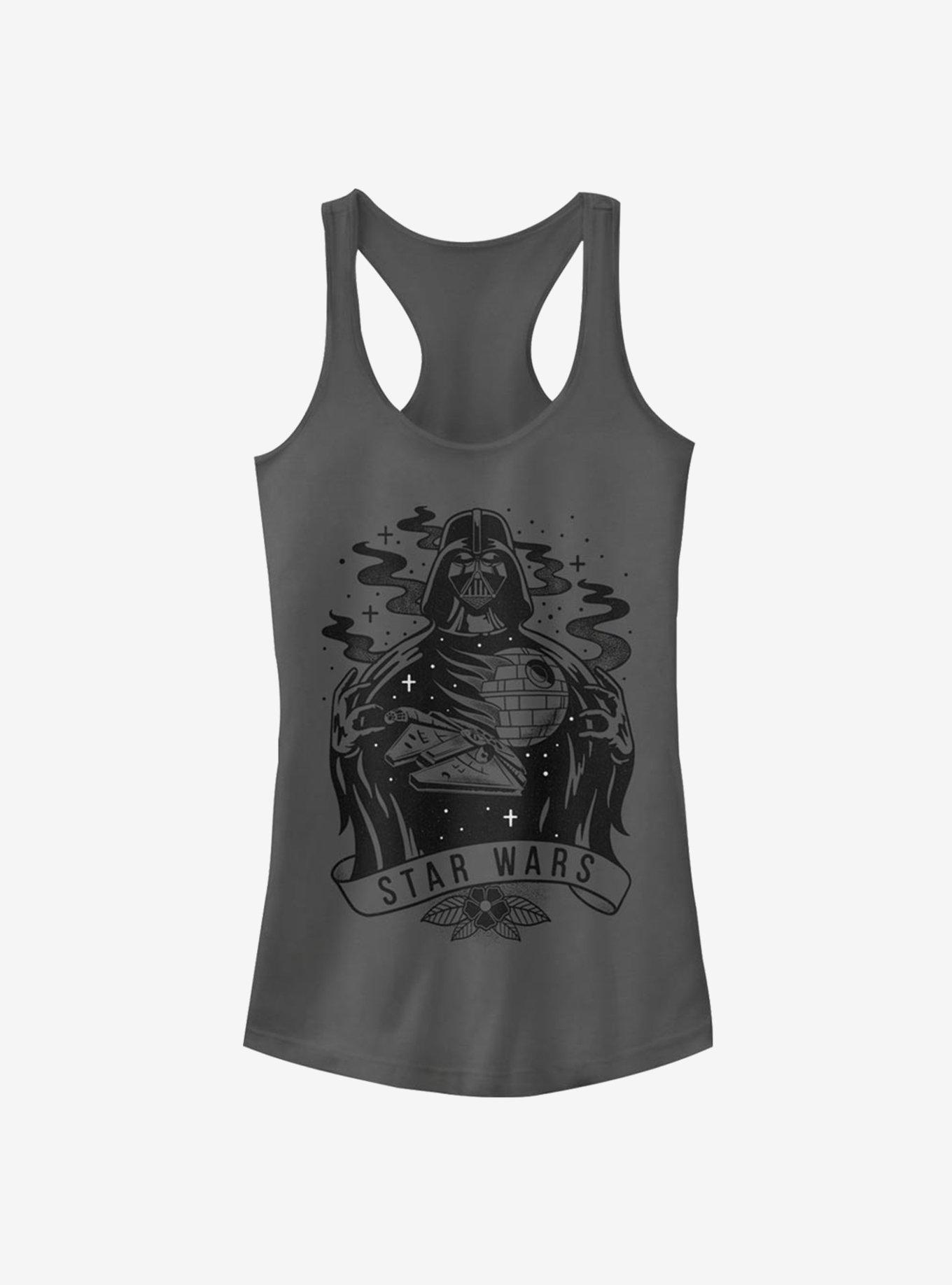 Star Wars Burning Star Girls Tank, CHARCOAL, hi-res