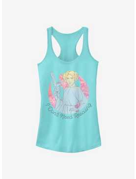 Star Wars Dont Need Rescuing Girls Tank, , hi-res