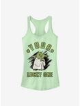 Star Wars Doodle Yoda Lucky Girls Tank, MINT, hi-res