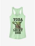 Star Wars Yoda So Lucky Girls Tank, MINT, hi-res
