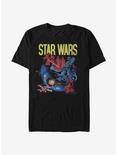 Star Wars Darth Vader Space T-Shirt, BLACK, hi-res