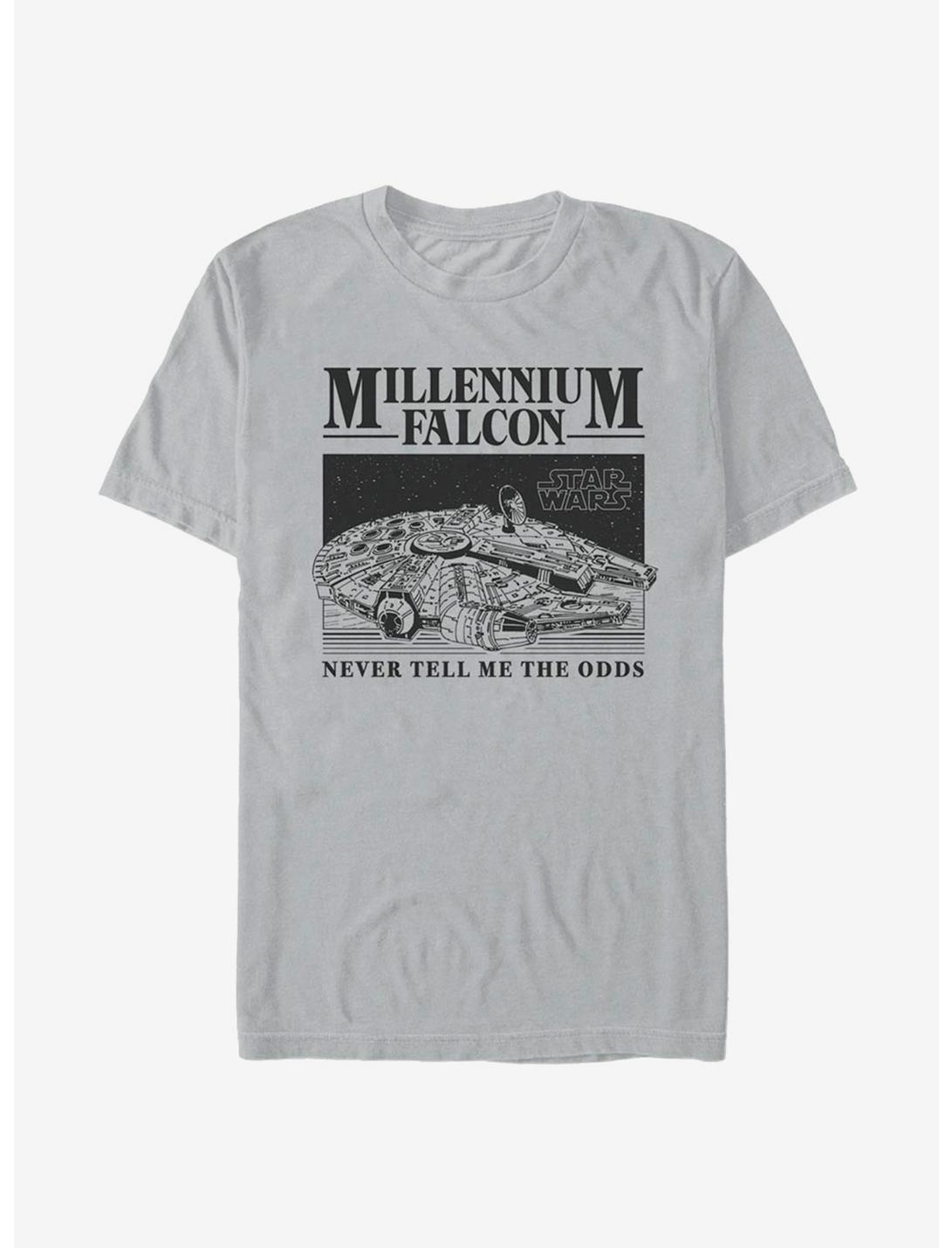 Star Wars Falcon T-Shirt, SILVER, hi-res