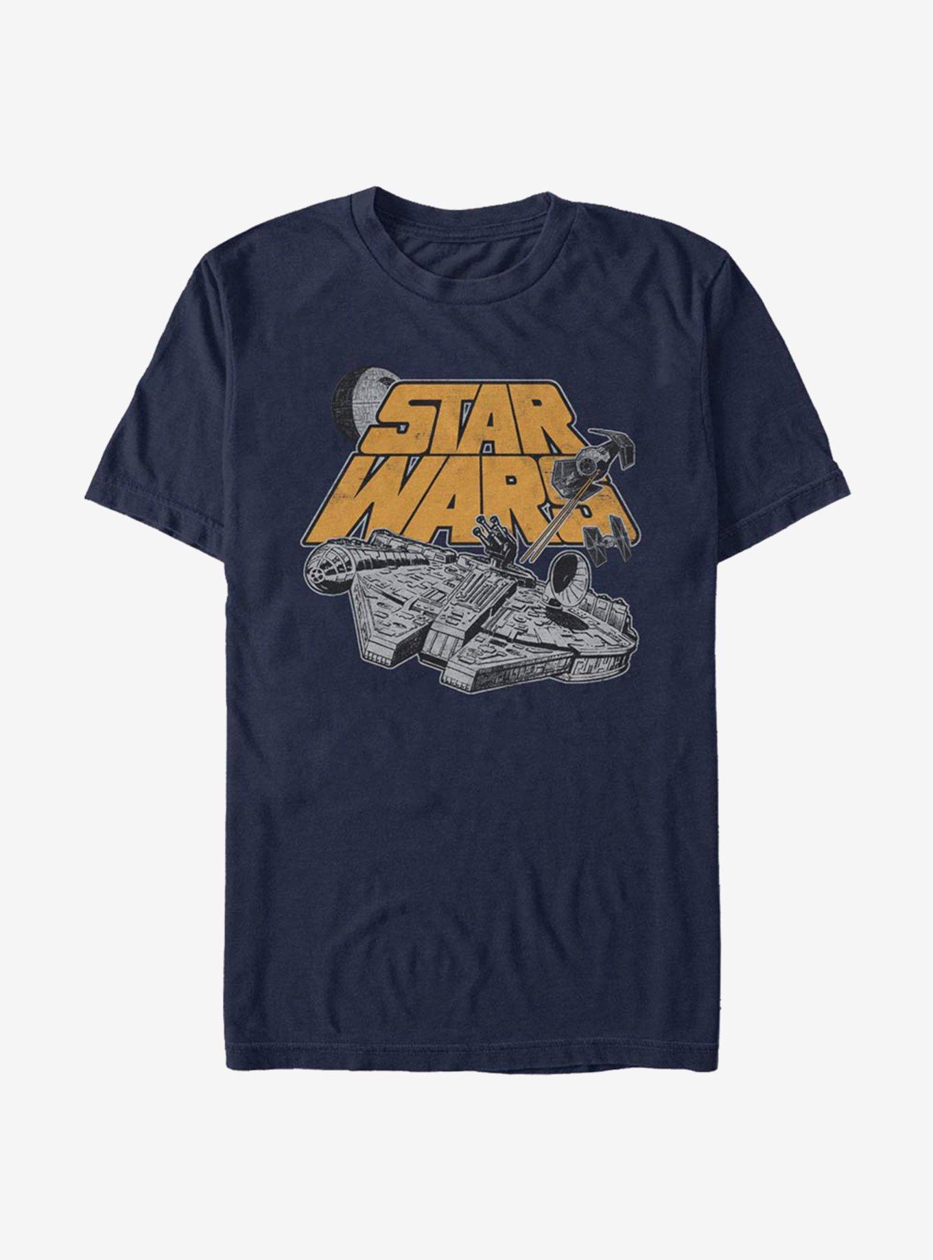 Star Wars Heated Chase T-Shirt, NAVY, hi-res