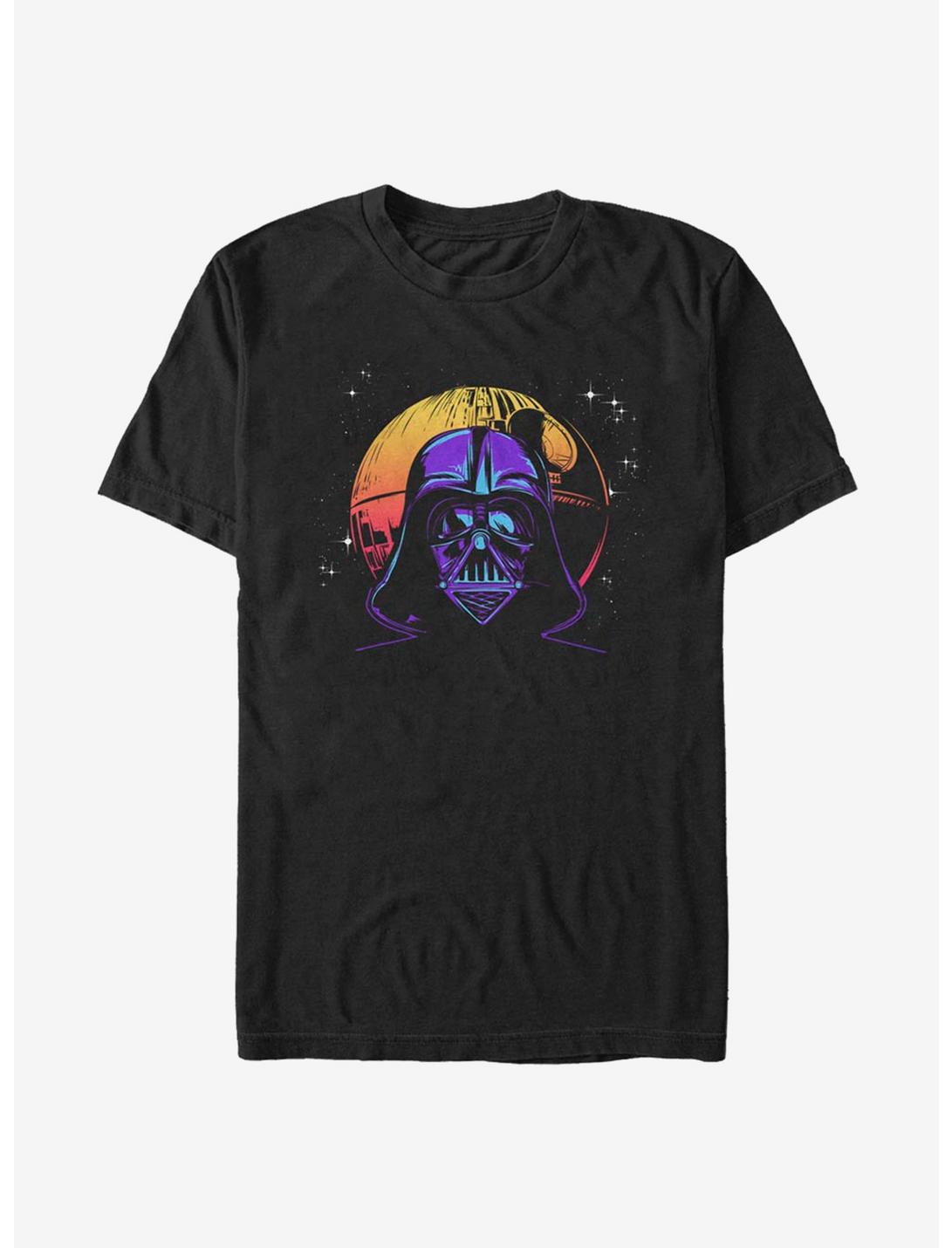 Star Wars Outrun Vader T-Shirt, BLACK, hi-res