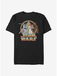 Star Wars Psychedelic Star Wars T-Shirt, BLACK, hi-res