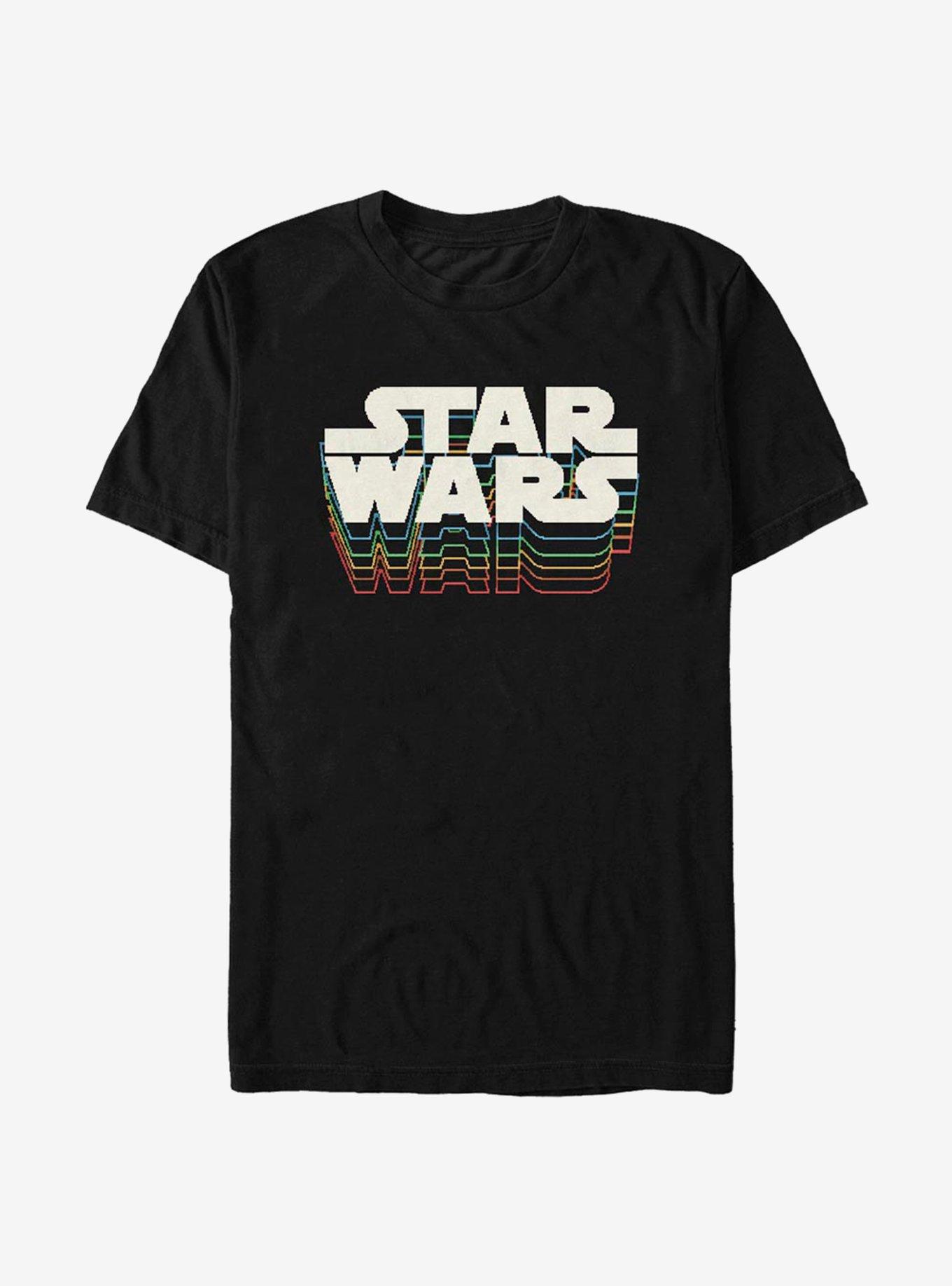 Star Wars Retro Gradient Logo T-Shirt, , hi-res