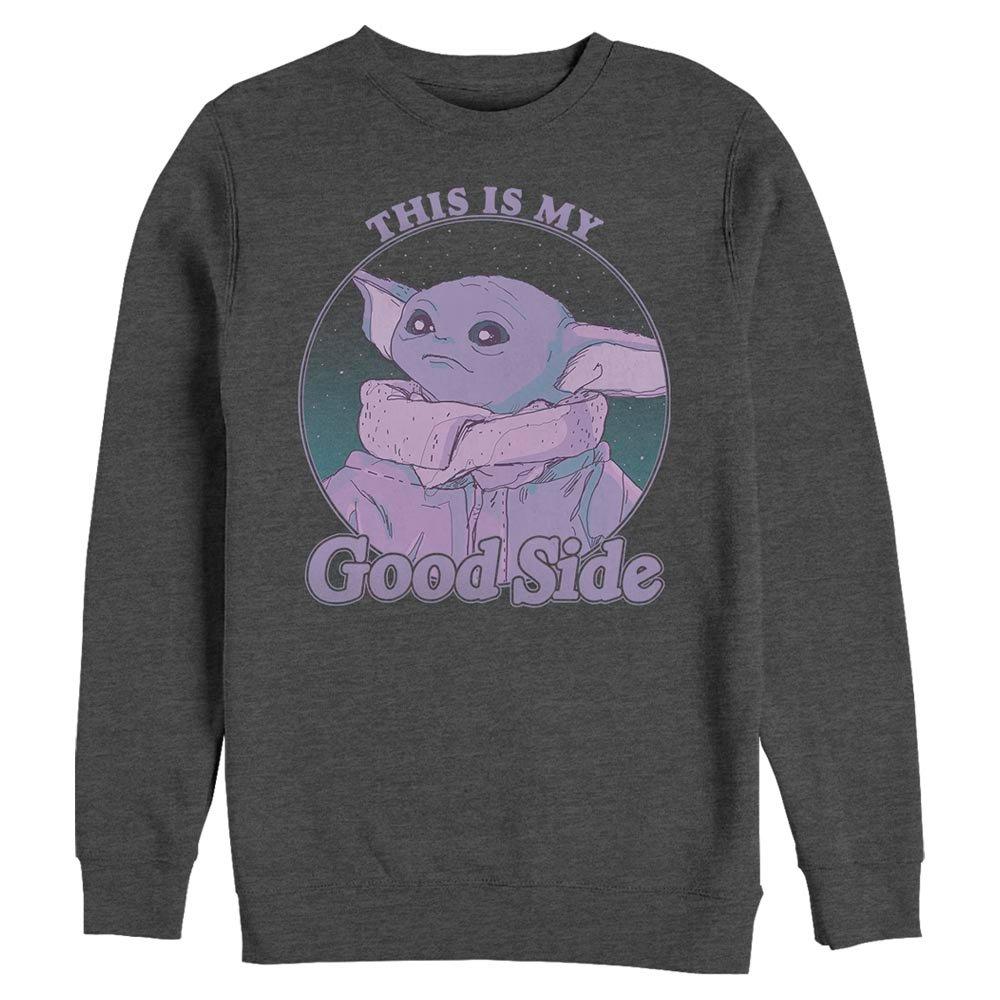 Plus Size Star Wars The Mandalorian The Child My Good Side Sweatshirt, , hi-res