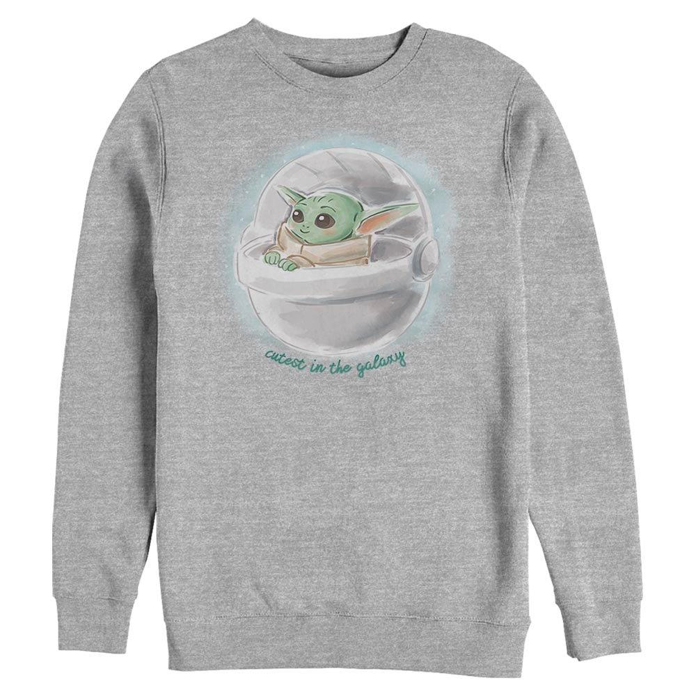 Star Wars The Mandalorian The Child Watercolor Sweatshirt, , hi-res