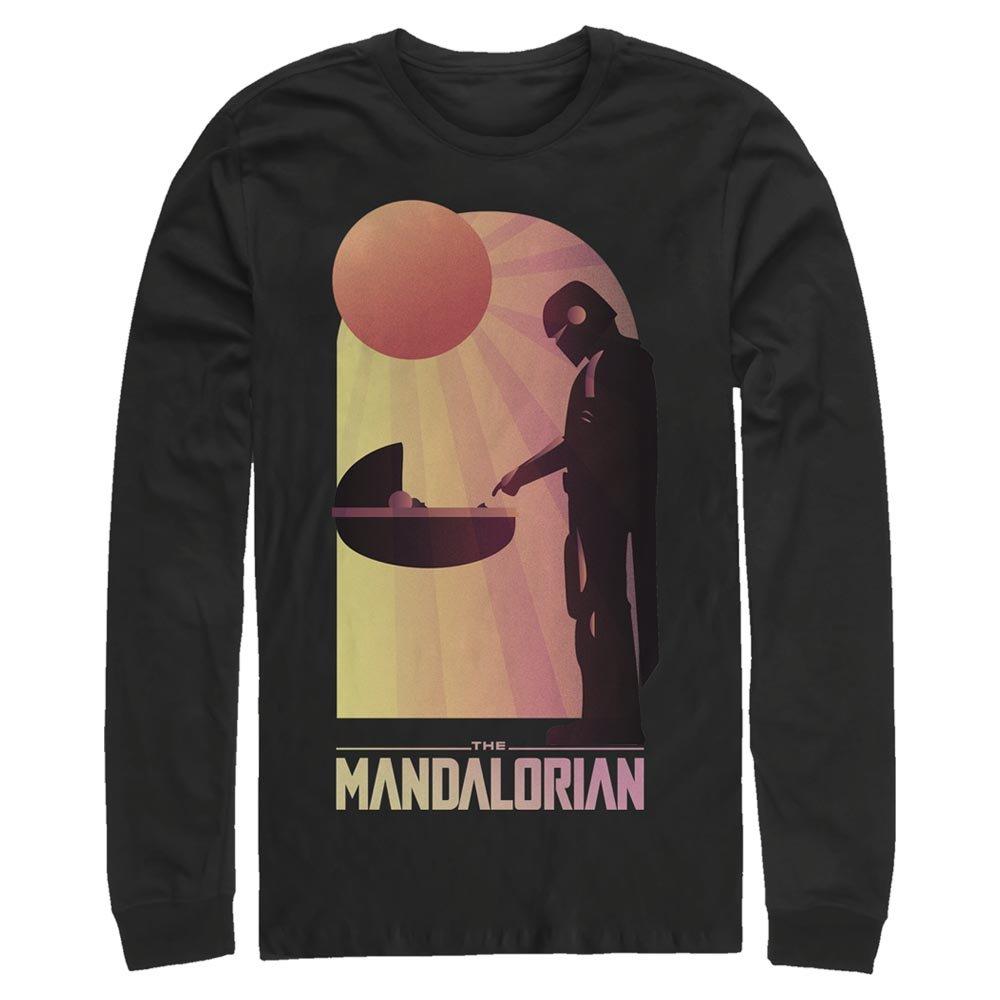 Star Wars The Mandalorian The Child A Warm Meeting Long-Sleeve T-Shirt, BLACK, hi-res