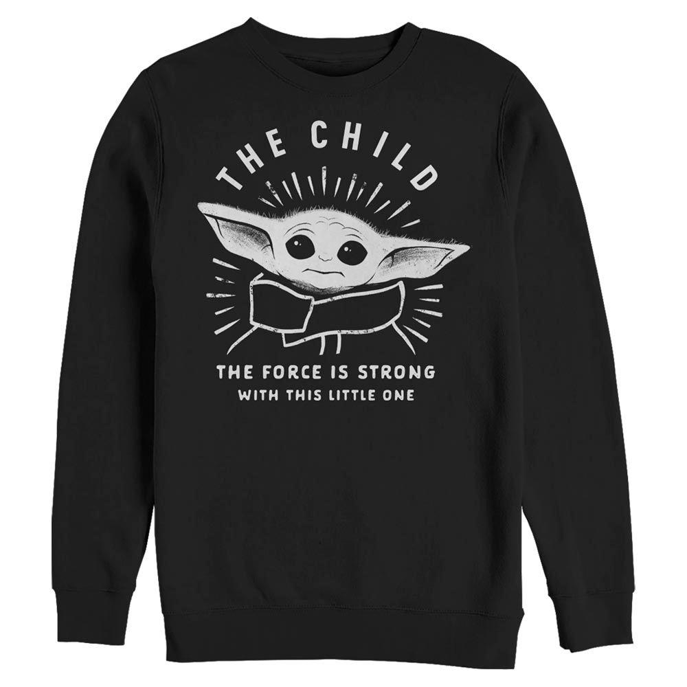 Star Wars The Mandalorian The Child Little One Sweatshirt, BLACK, hi-res