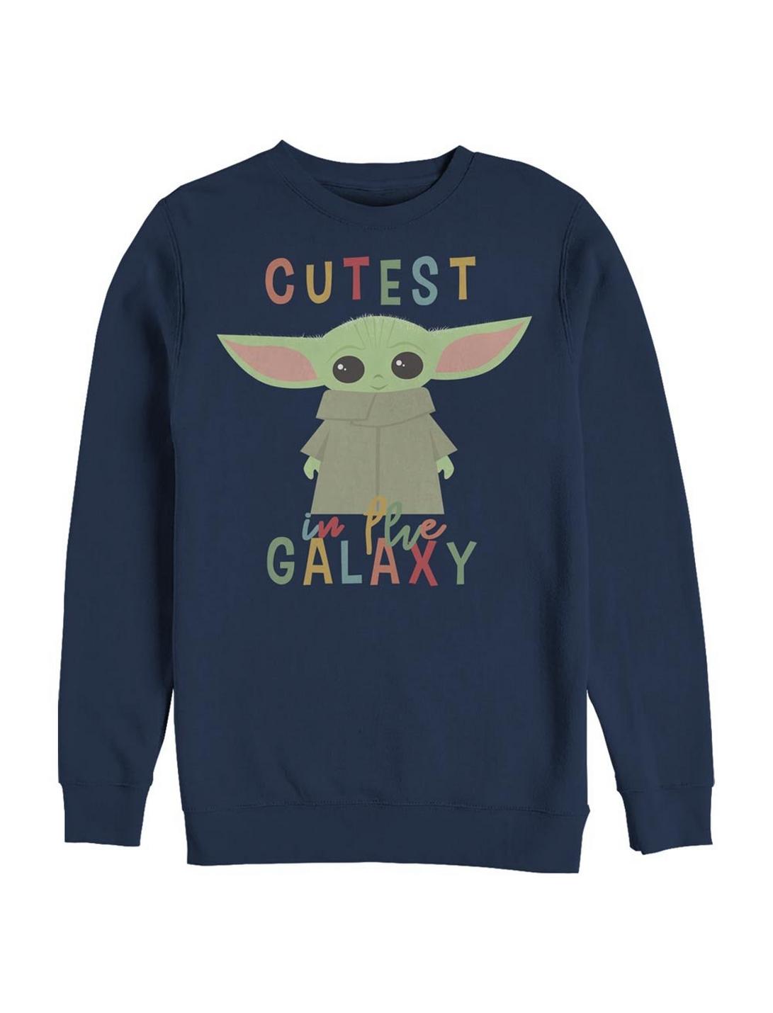 Star Wars The Mandalorian The Child Cutest Little Child Sweatshirt, NAVY, hi-res
