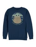 Plus Size Star Wars The Mandalorian The Child Cutest In The Galaxy Sweatshirt, NAVY, hi-res
