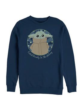 Plus Size Star Wars The Mandalorian The Child Cutest In The Galaxy Sweatshirt, , hi-res