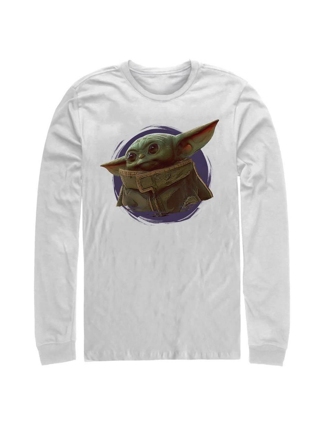 Star Wars The Mandalorian The Child Purple Ball Long-Sleeve T-Shirt, WHITE, hi-res