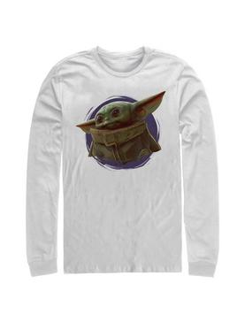 Plus Size Star Wars The Mandalorian The Child Purple Ball Long-Sleeve T-Shirt, , hi-res