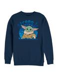 Star Wars The Mandalorian The Child Strong Is The Cuteness Sweatshirt, NAVY, hi-res