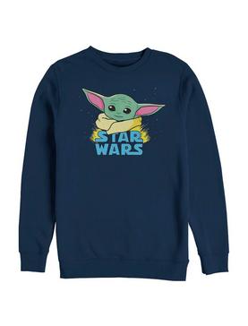 Plus Size Star Wars The Mandalorian The Child Profile Logo Sweatshirt, , hi-res