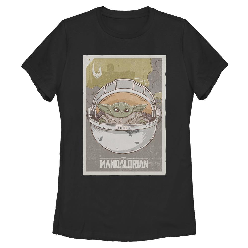 Star Wars The Mandalorian The Child Vintage Poster Womens T-Shirt, , hi-res