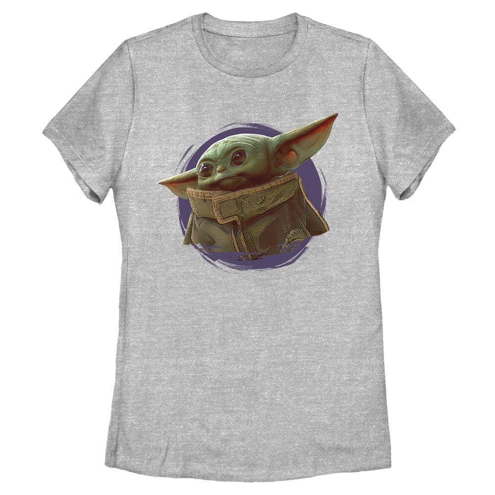 Star Wars The Mandalorian The Child Purple Ball Womens T-Shirt, ATH HTR, hi-res