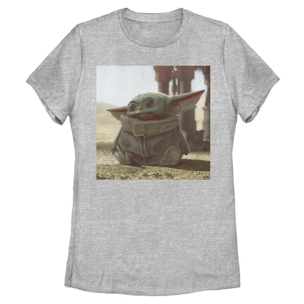 Star Wars The Mandalorian The Child Tiny Green Womens T-Shirt, ATH HTR, hi-res