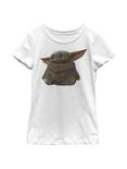Plus Size Star Wars The Mandalorian The Child Ball Thief Youth Girls T-Shirt, WHITE, hi-res